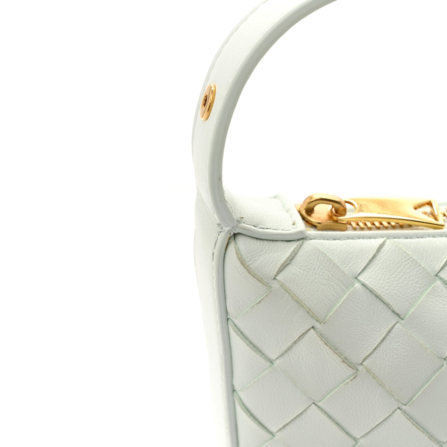 Calfskin Nappa Intrecciato Mini Wallace Glacier Muse