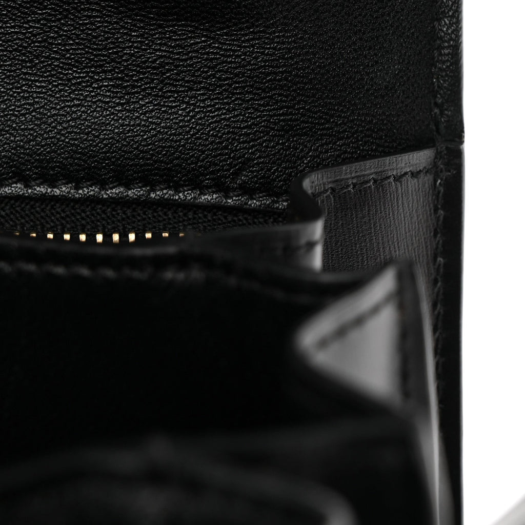 Box Calfskin Small Classic Box Flap Bag Black