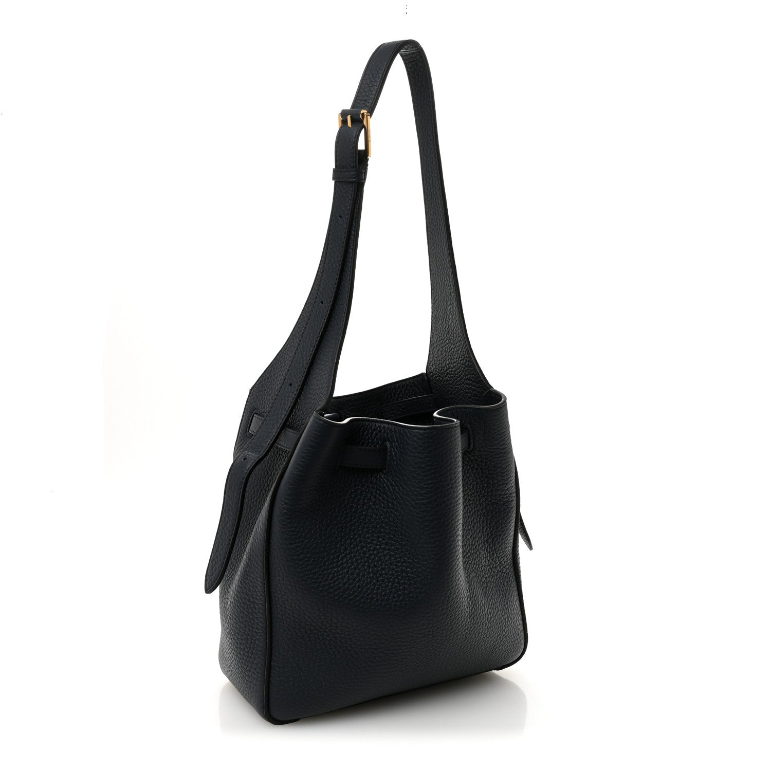 Heavy Grain Small Lyra Bucket Bag Night Sky
