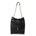 Lambskin Matelasse Monogram Medium Jamie 4.3 Pochon Black
