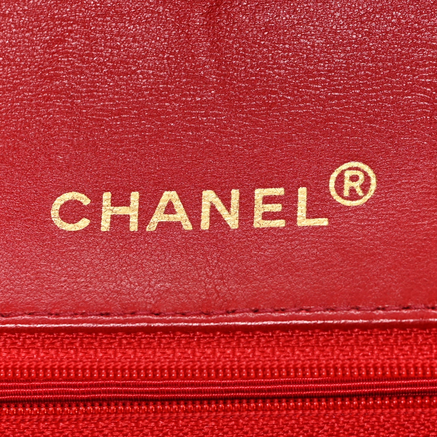 Lambskin Quilted Small Single Flap Red
