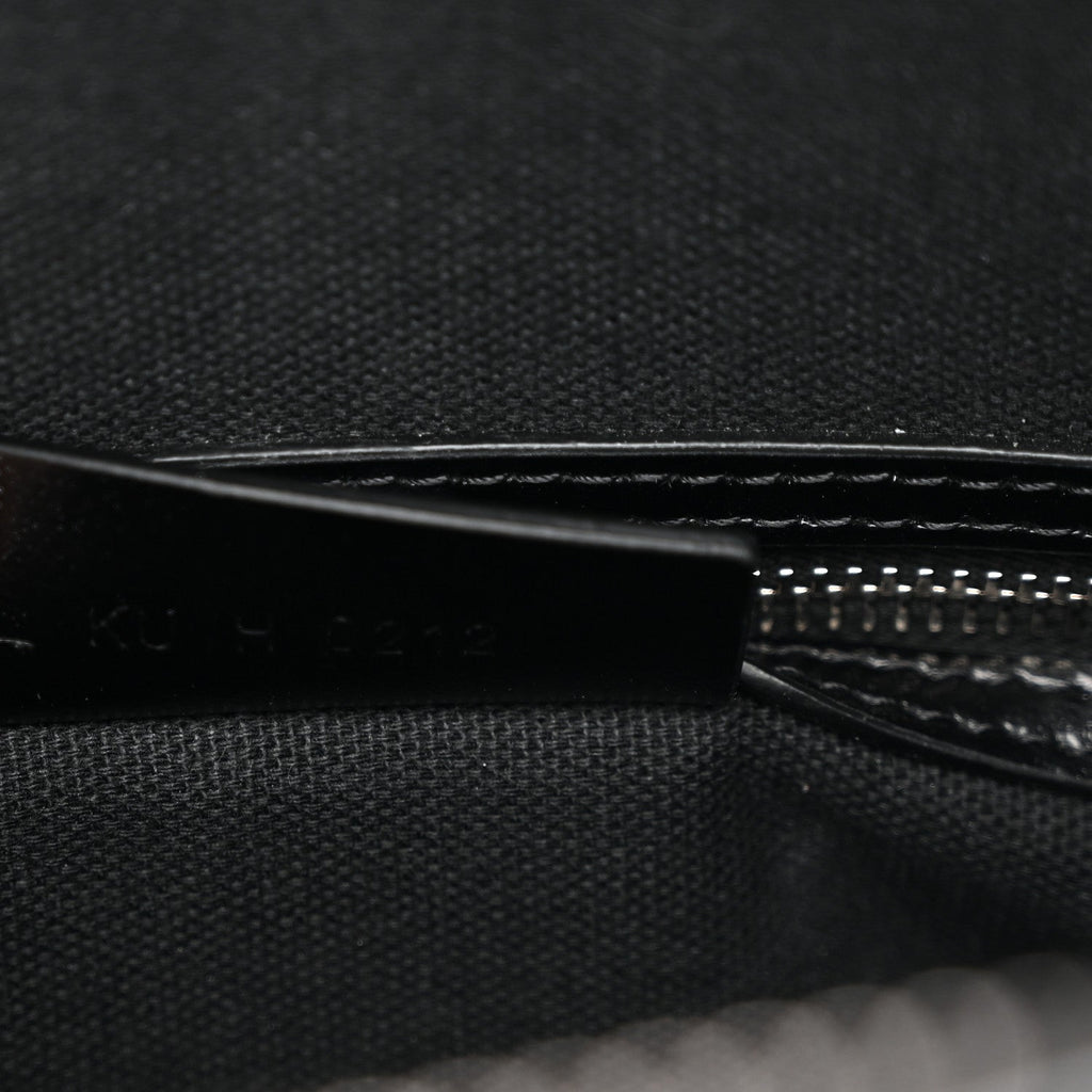 Shiny Lord Calfskin Small Antigona Black