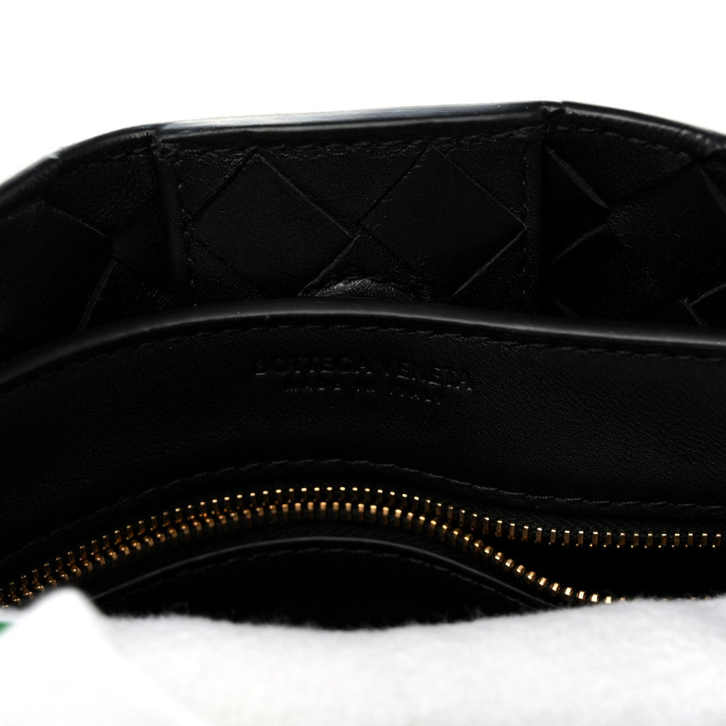 Nappa Intrecciato Small Andiamo Shoulder Bag Black