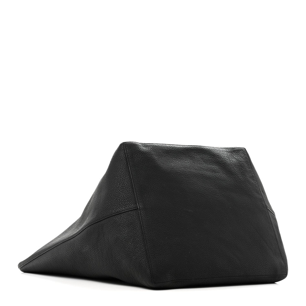 Grained Calfskin Park Tote XL Black