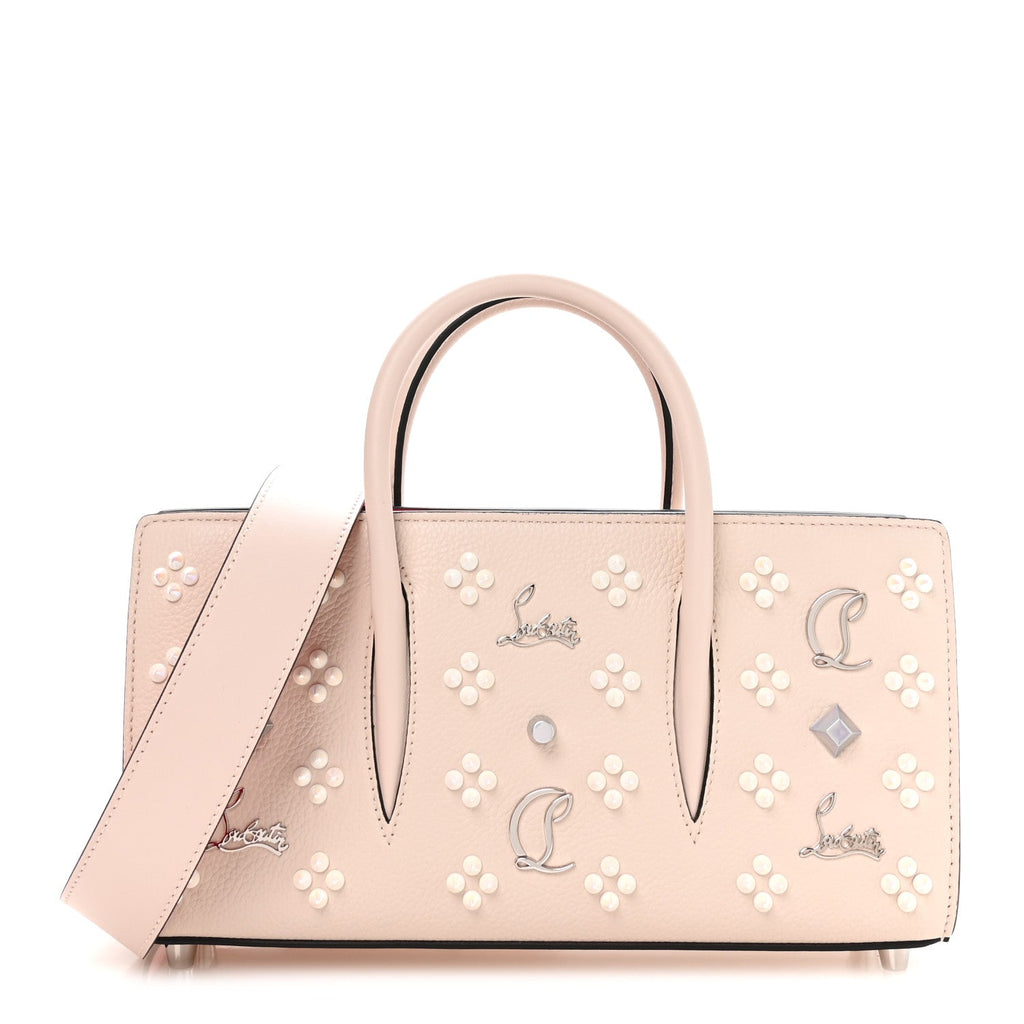 Calfskin Spikes Loubinthesky Paloma Baguette Leche