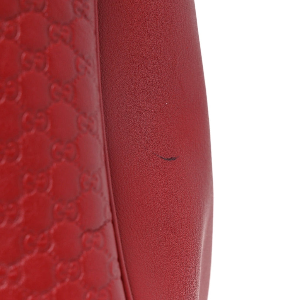 Microguccissima Shoulder Bag Red