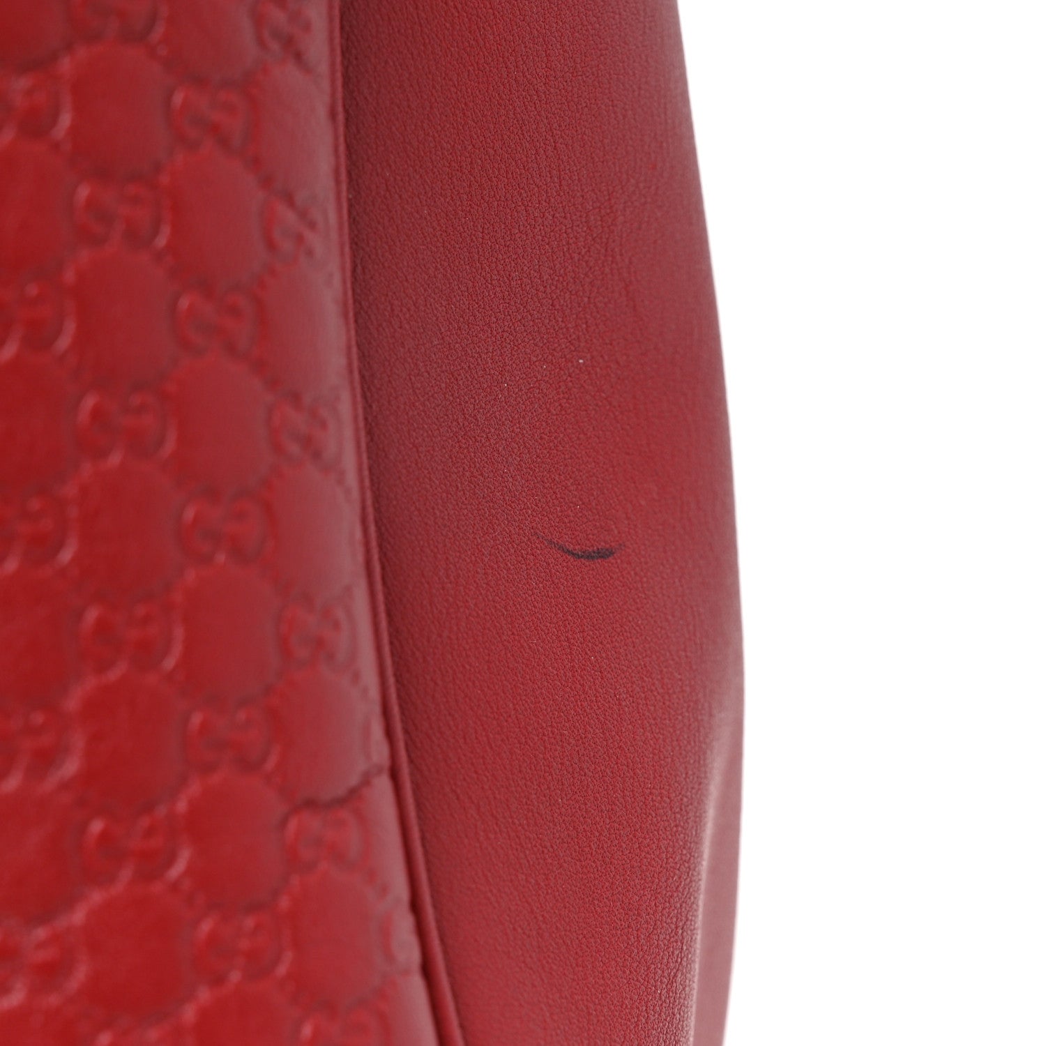 Microguccissima Shoulder Bag Red