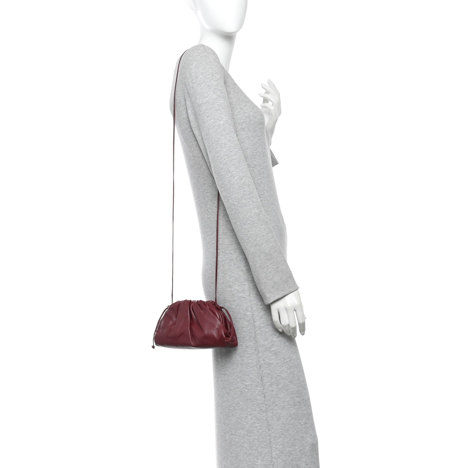 Butter Calfskin The Mini Pouch Bordeaux