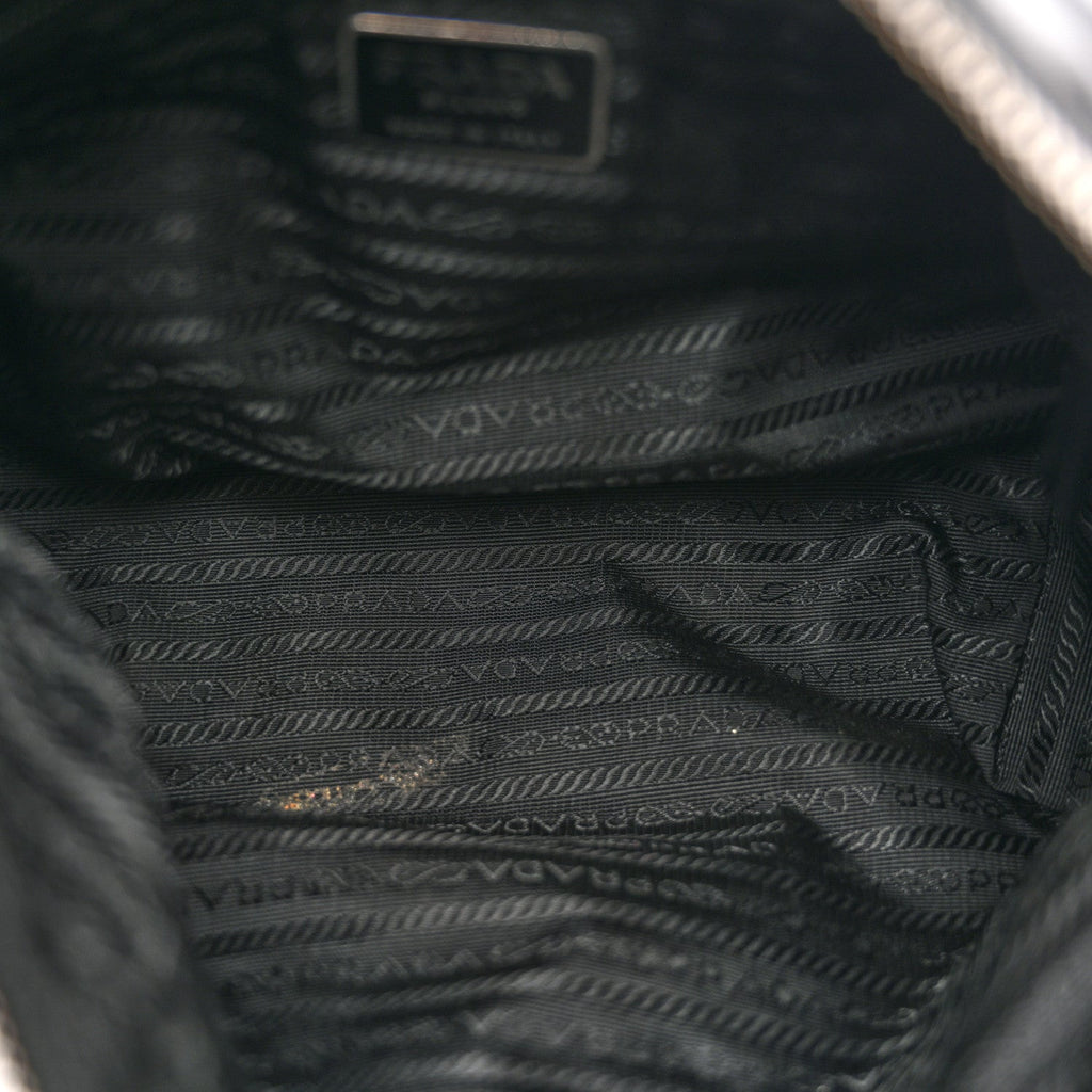 Nylon Shoulder Bag  Black