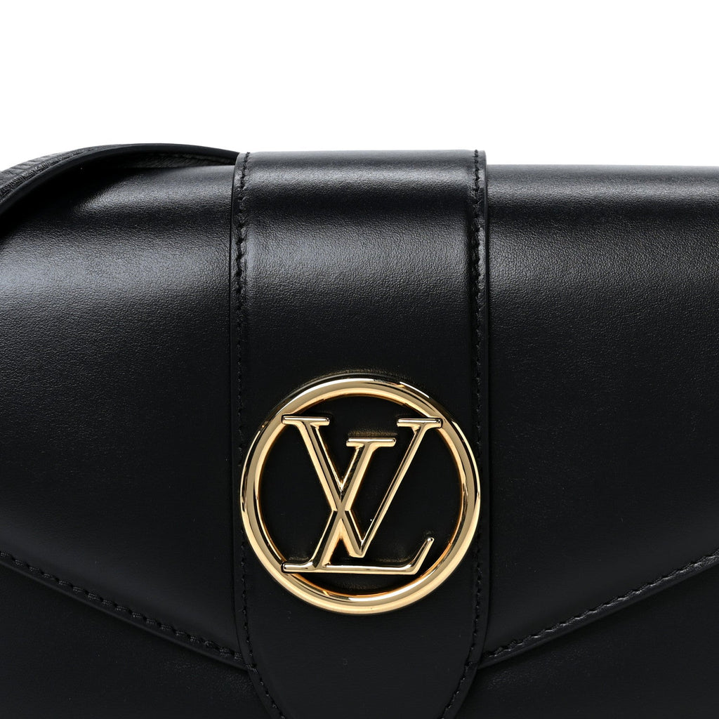 Smooth Calfskin LV Pont 9 Black