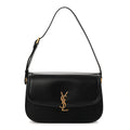 Box Calfskin Monogram Large Solferino Shoulder Bag Black