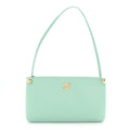 Calfskin Chick Studs Clutch Green Green