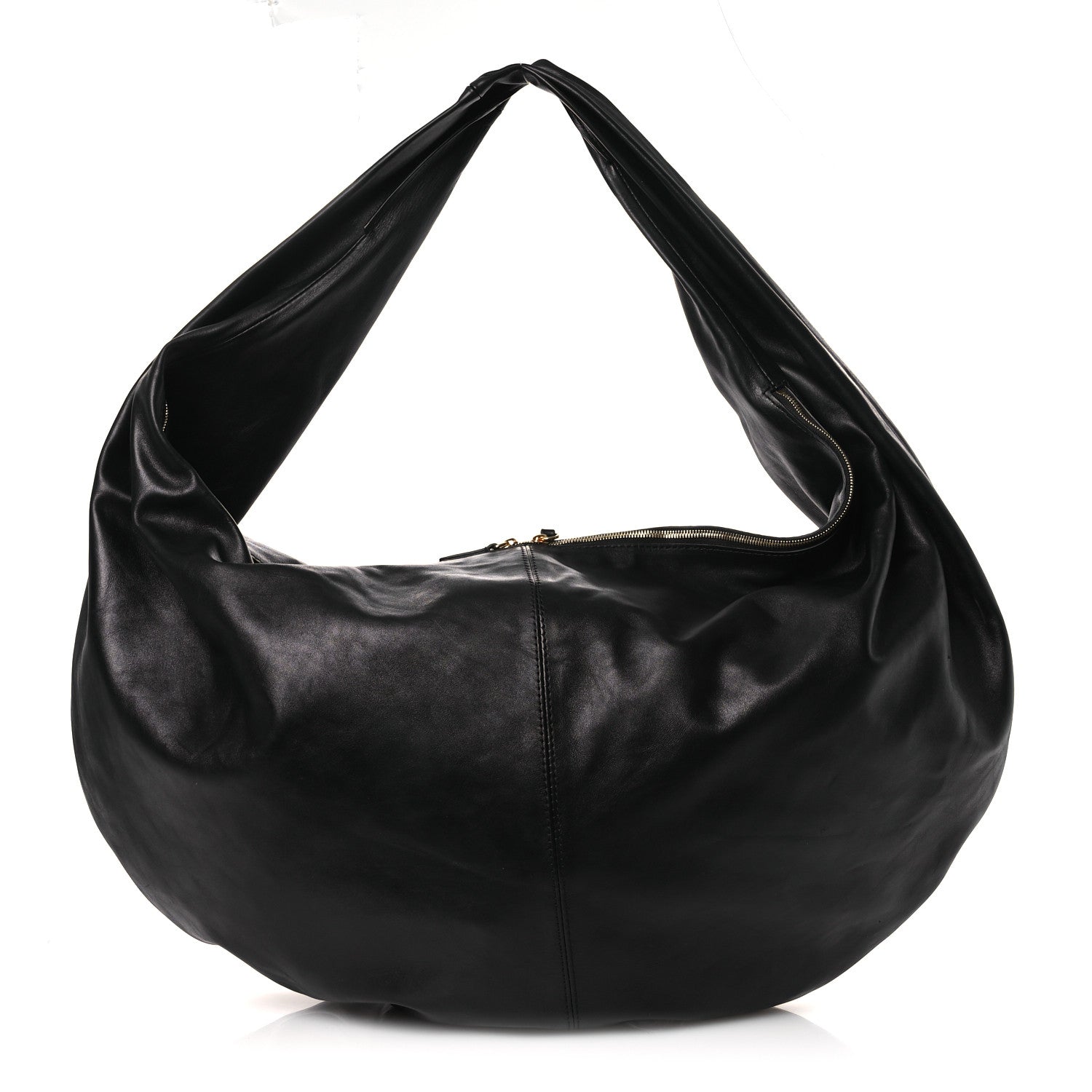 Vintage Calfskin Extra Large Olivia Hobo Black