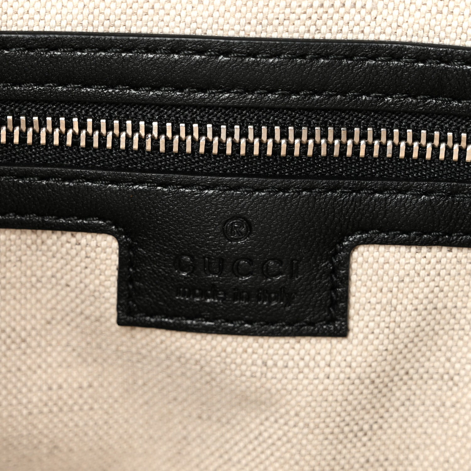 Calfskin GG Matelasse Large Tote Black