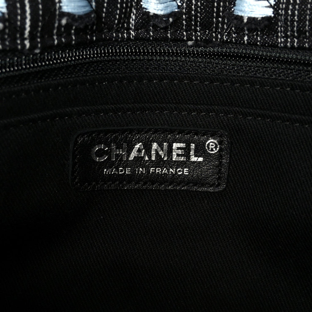 Denim Woven Medium Flap Light Blue