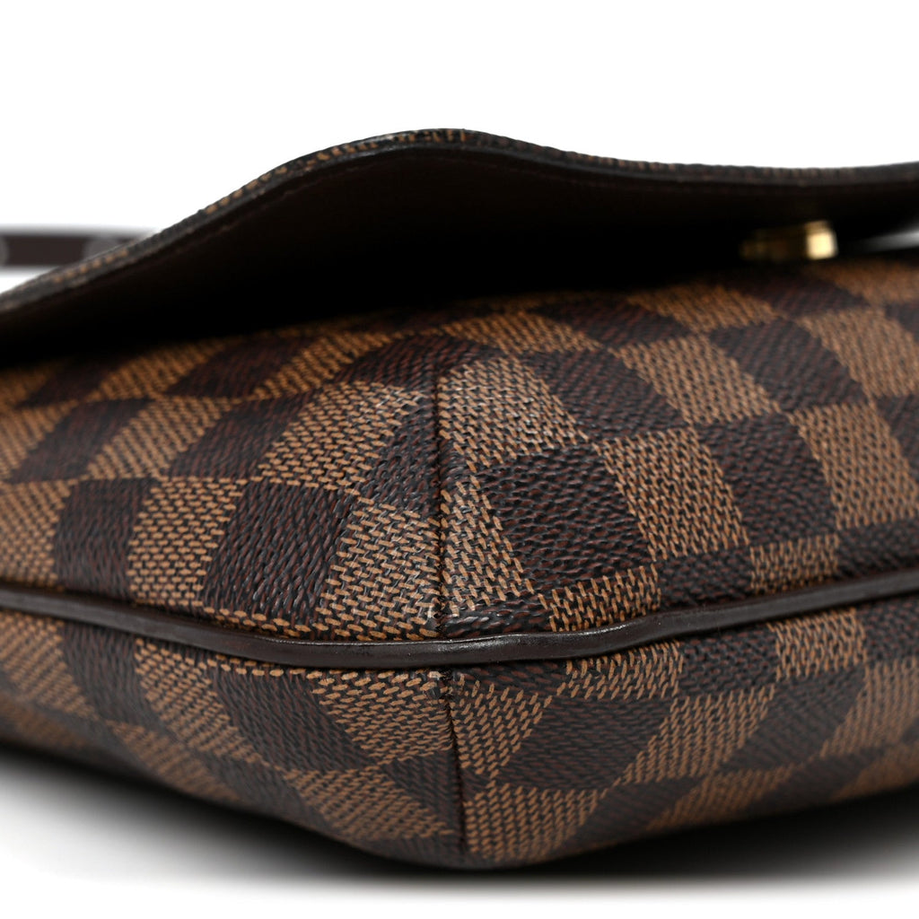 Damier Ebene Musette Salsa Long Strap