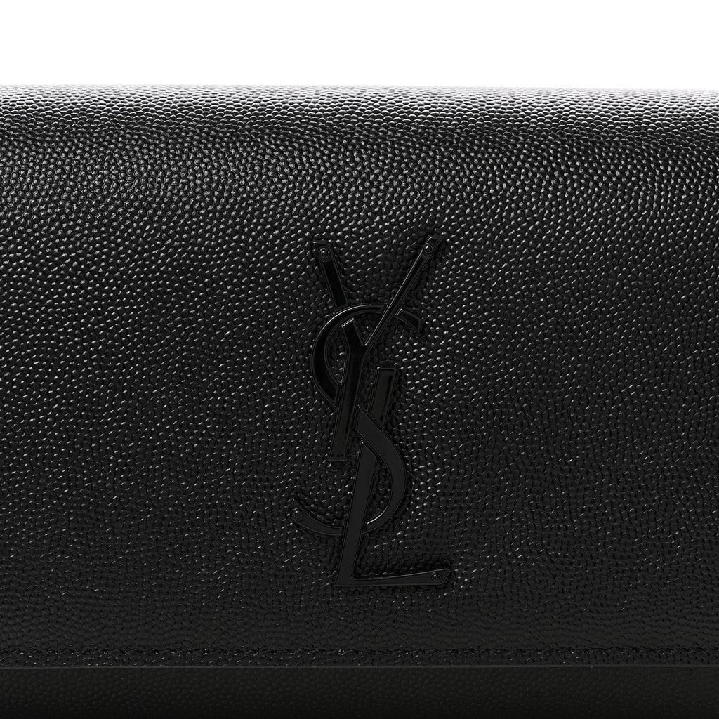 Grain De Poudre Monogram Kate Belt Bag Black