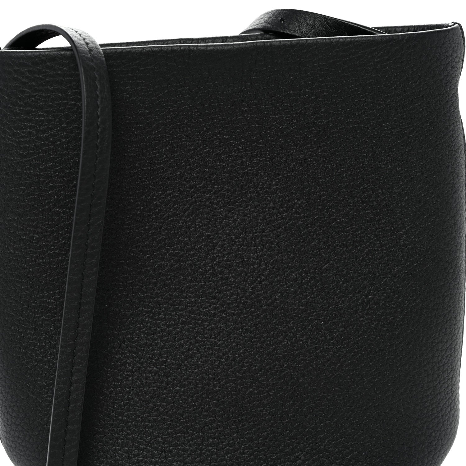 Grained Calfskin Small N/S Park Crossbody Black