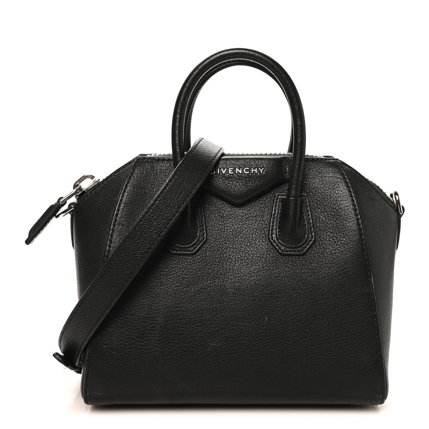 Sugar Goatskin Mini Antigona Black