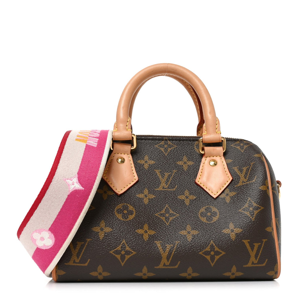 Monogram Speedy Bandouliere 20 Fuchsia