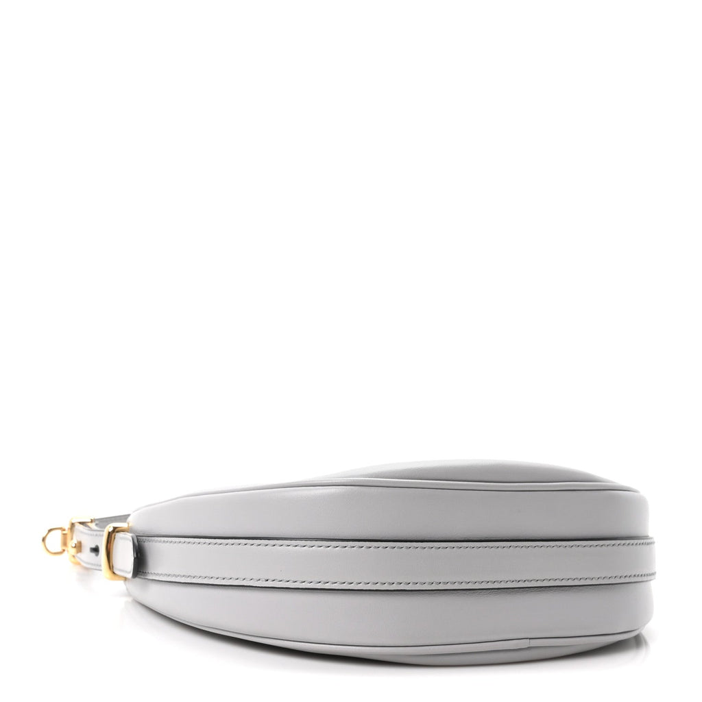 Soft Calfskin Arque Shoulder Bag Ardesia