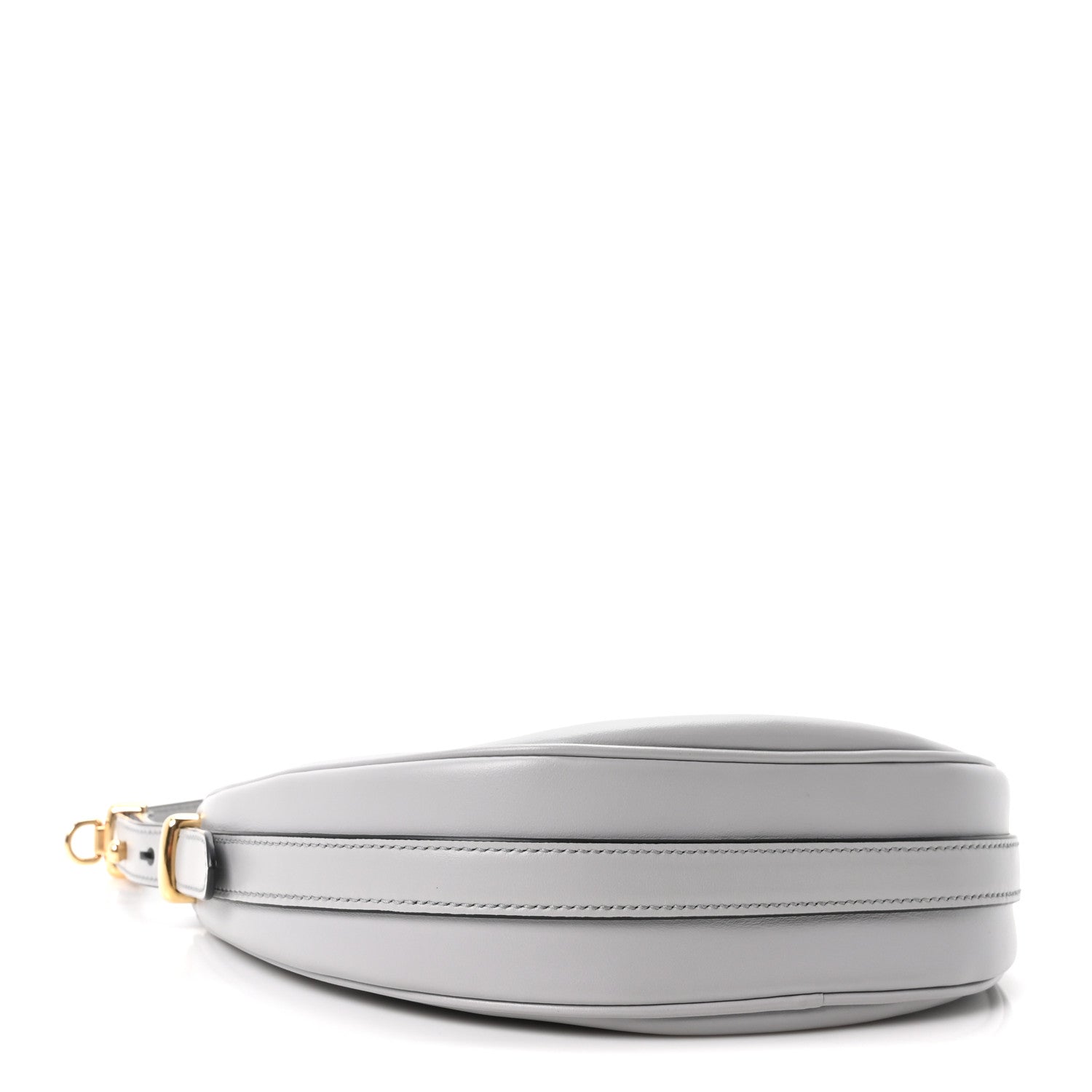 Soft Calfskin Arque Shoulder Bag Ardesia