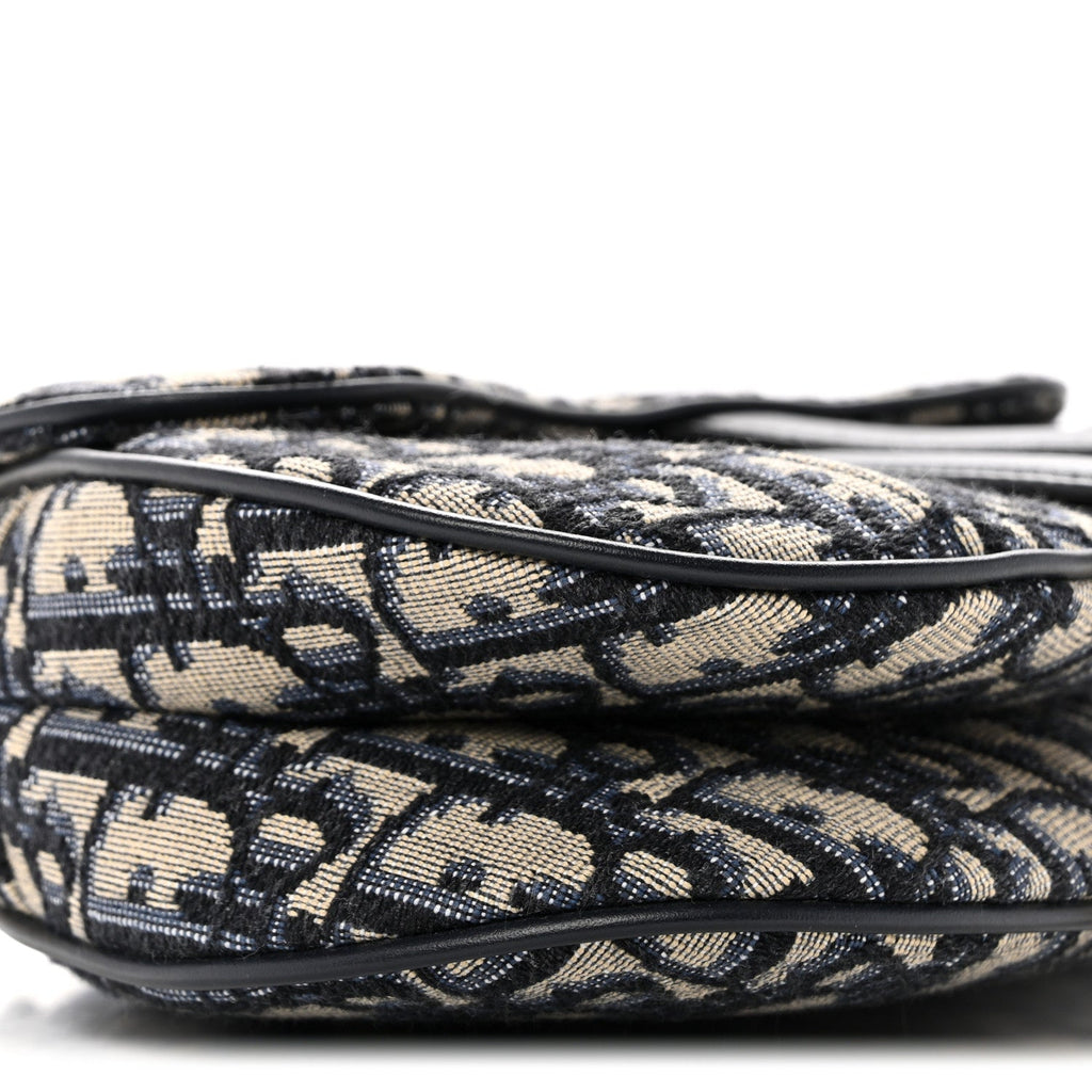 Oblique Mini Saddle Bag Blue