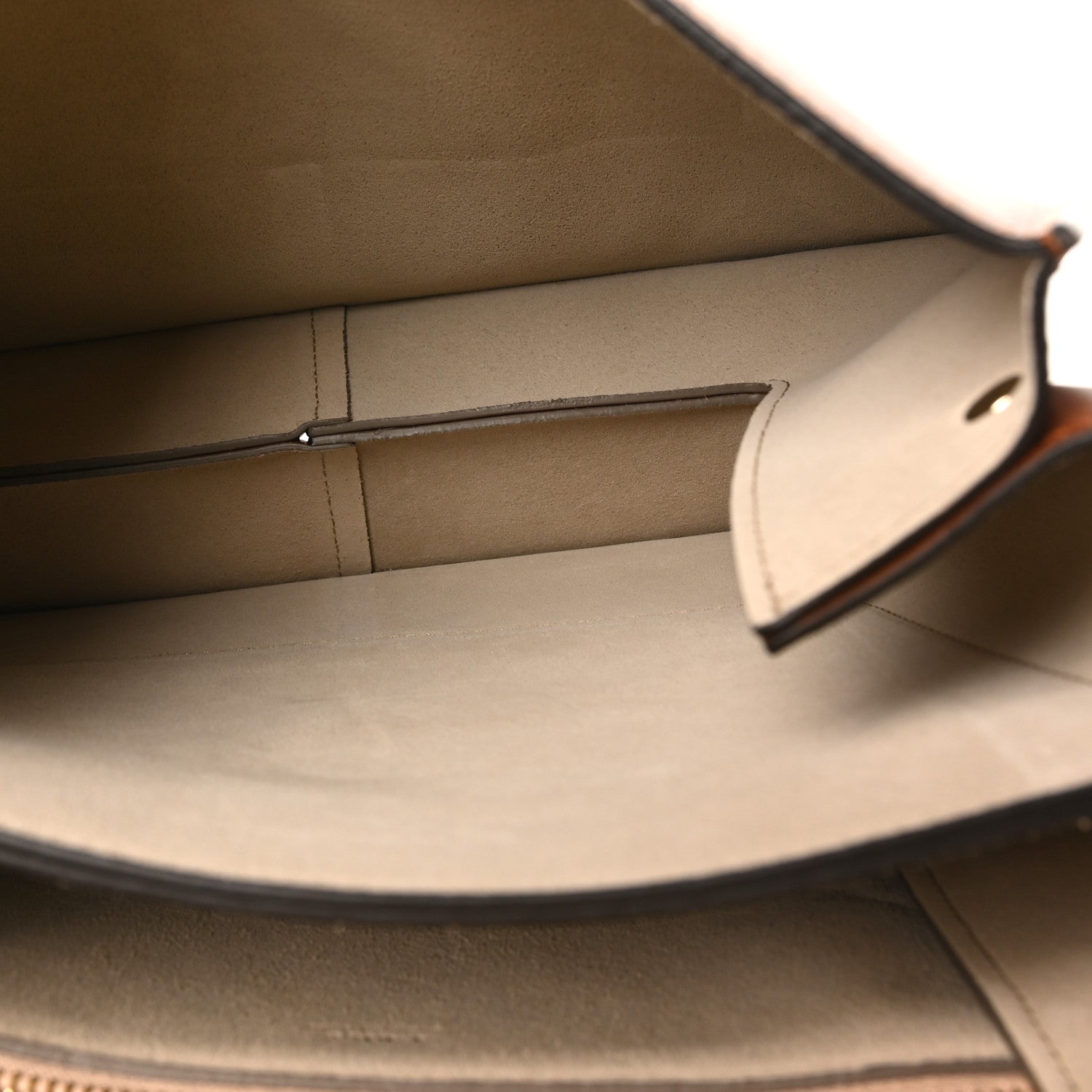 Suede Calfskin Medium Faye Shoulder Bag Tobacco