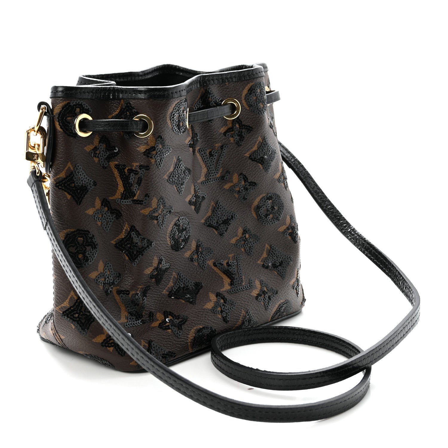 Monogram Sequins Noe BB Black