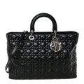 Lambskin Cannage XL Lady Dior Black