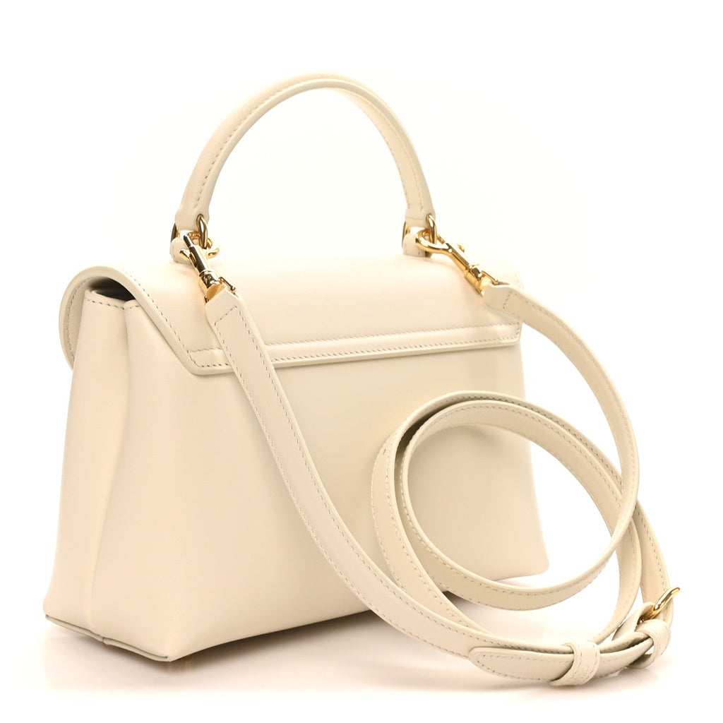 Smooth Satinated Calfskin Teen Nino Rice