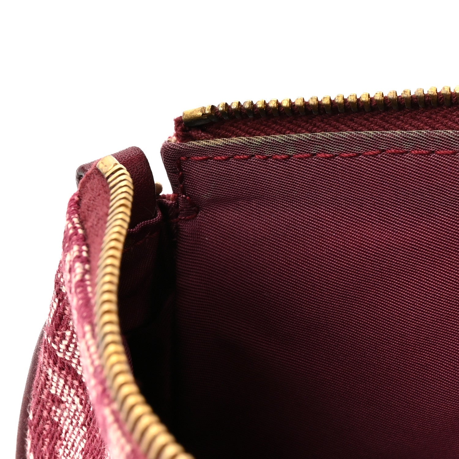 Monogram Mini Saddle Pochette Burgundy