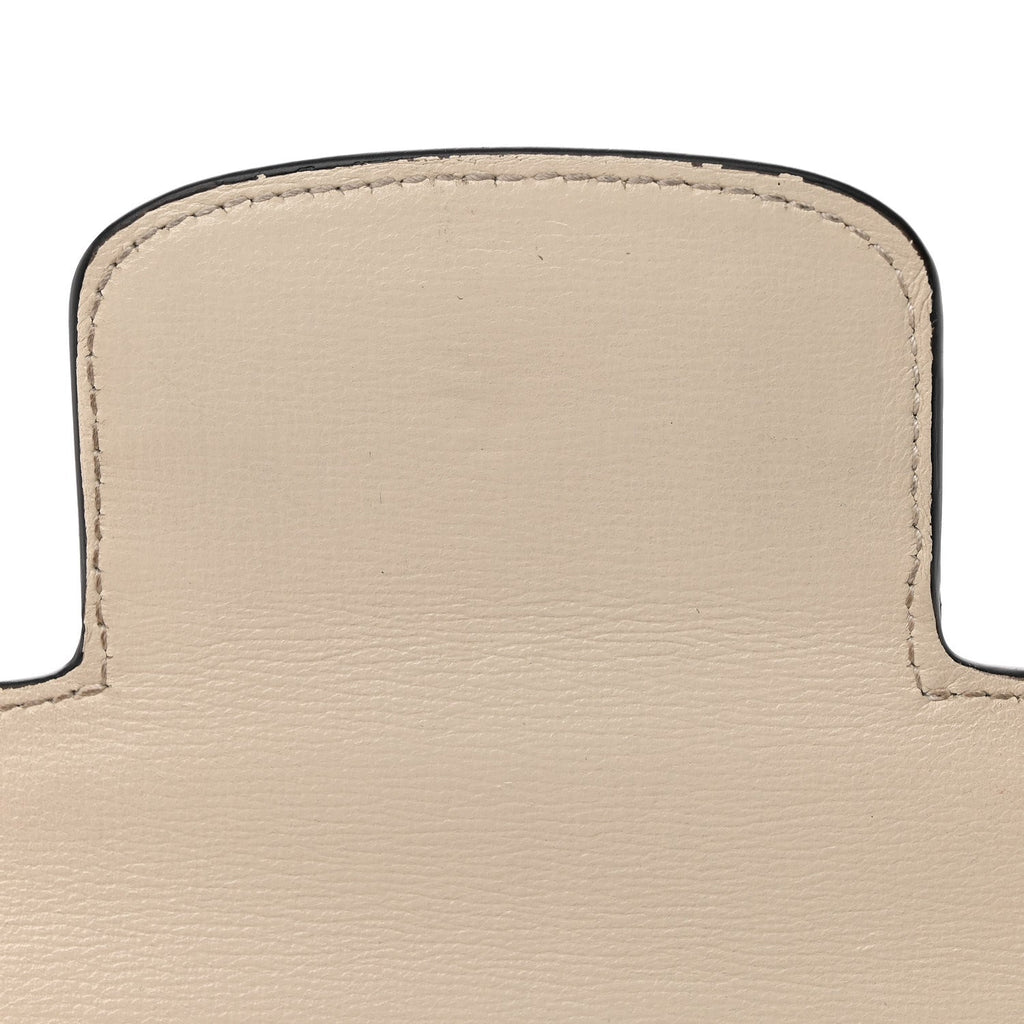 GG Supreme Monogram Horsebit 1955 Shoulder Bag Beige Mystic White