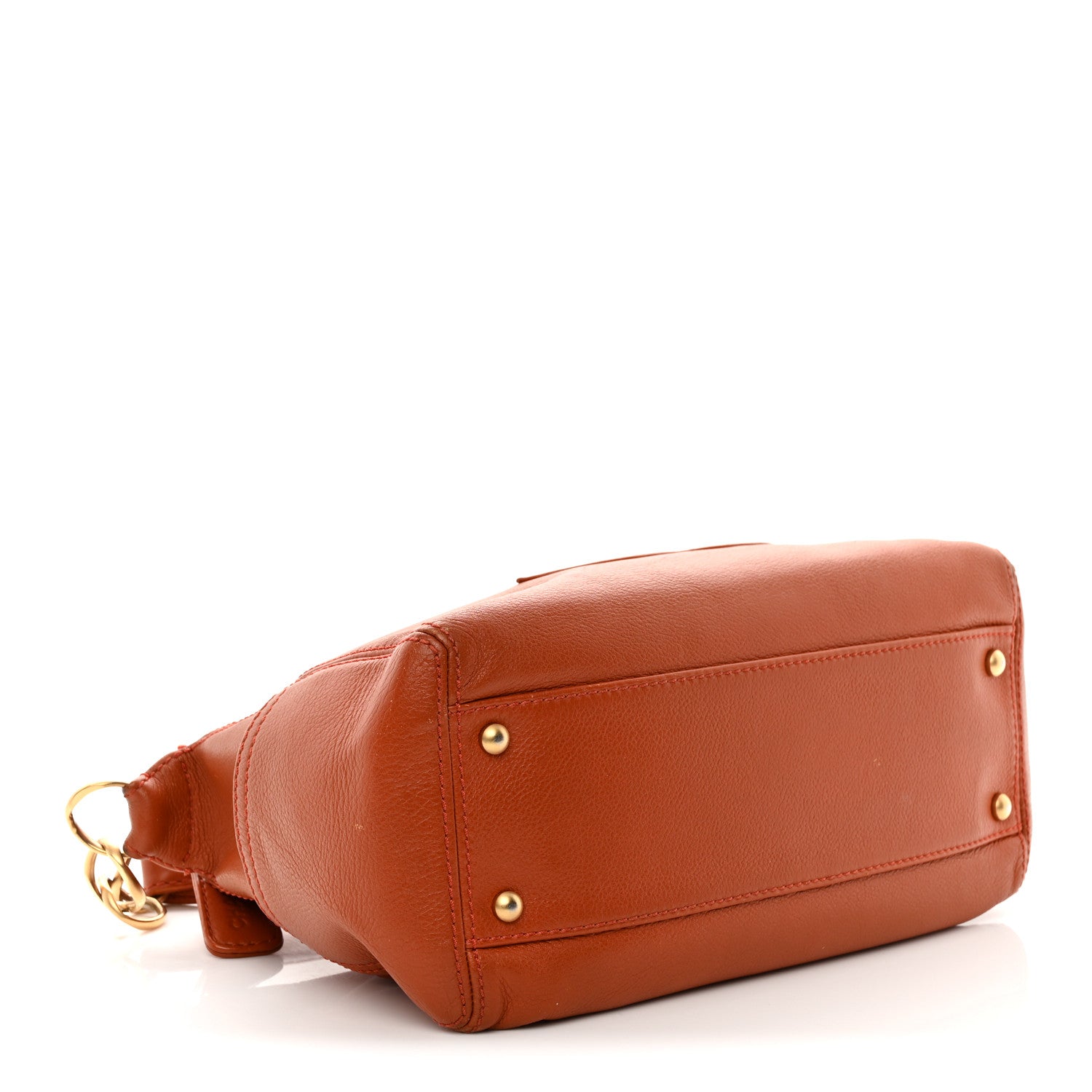 Calfskin Timeless CC Shoulder Bag Orange