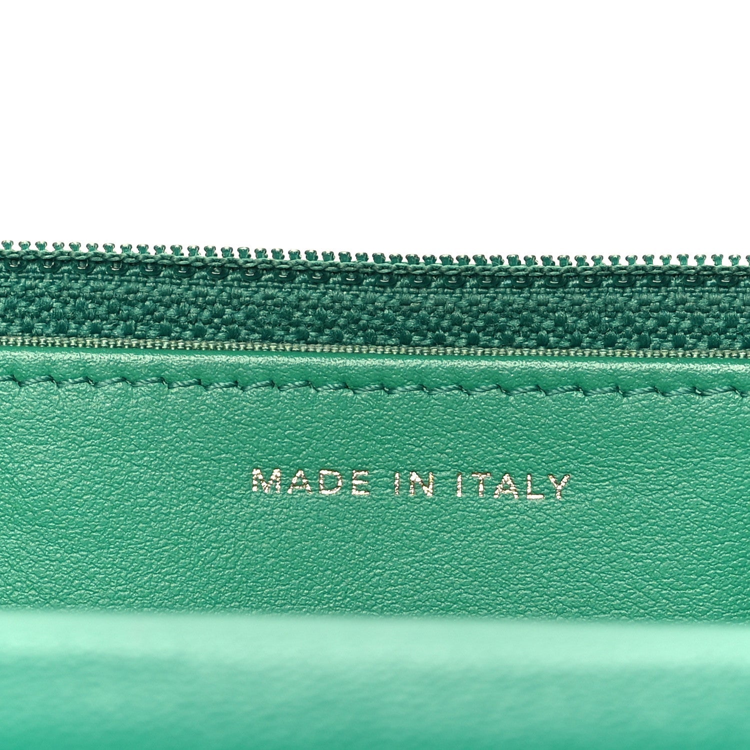 Lambskin Quilted Chanel 19 Wallet On Chain WOC Green
