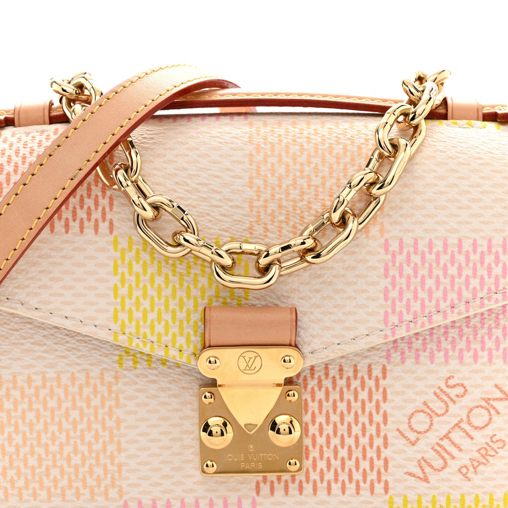 Damier Giant Pochette Metis East West Peach