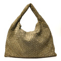 Suede Intrecciato Large Hop Mud
