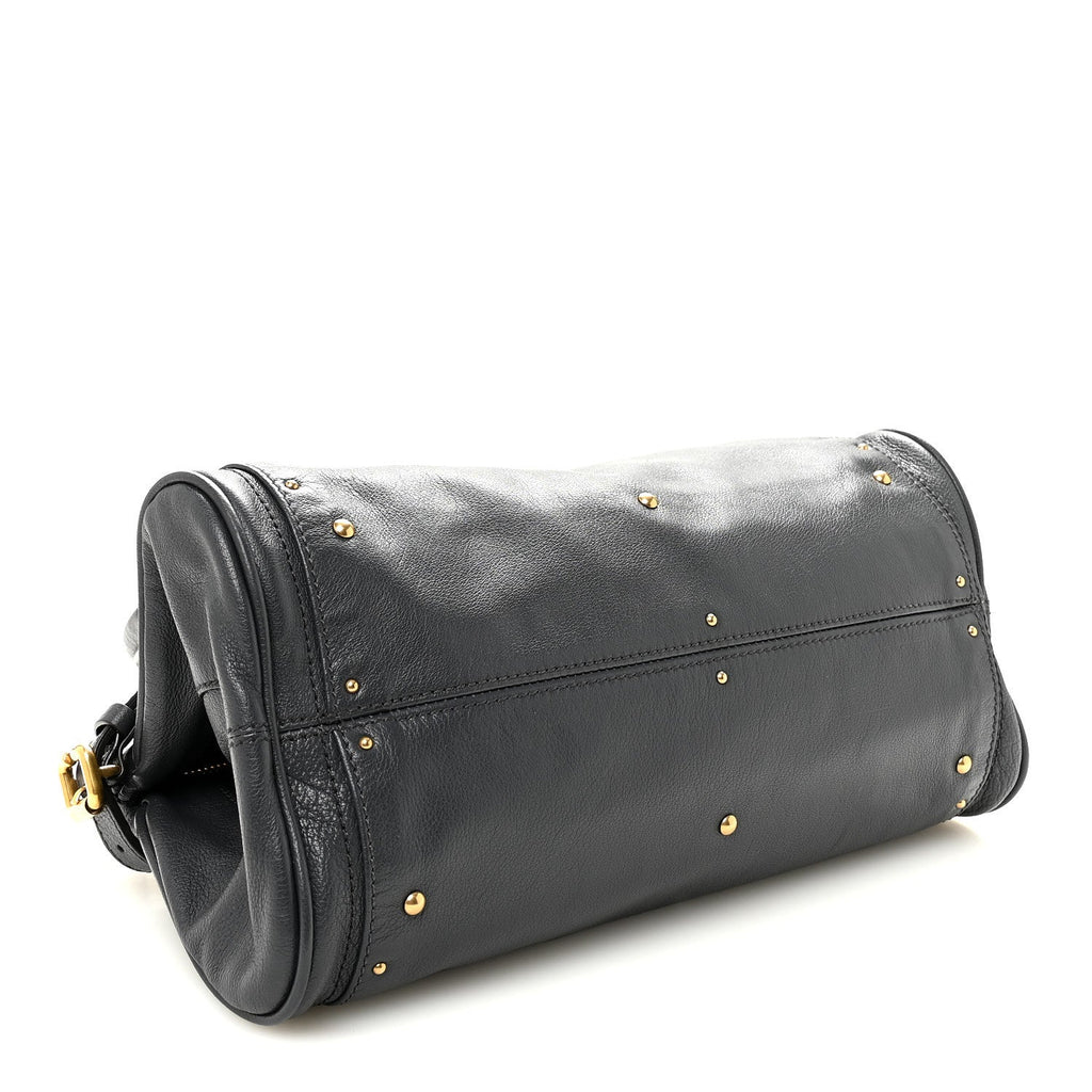 Grained Buffalo Paddington Black Navy