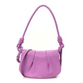 Shiny Nappa Calfskin Paseo Satchel Rockrose