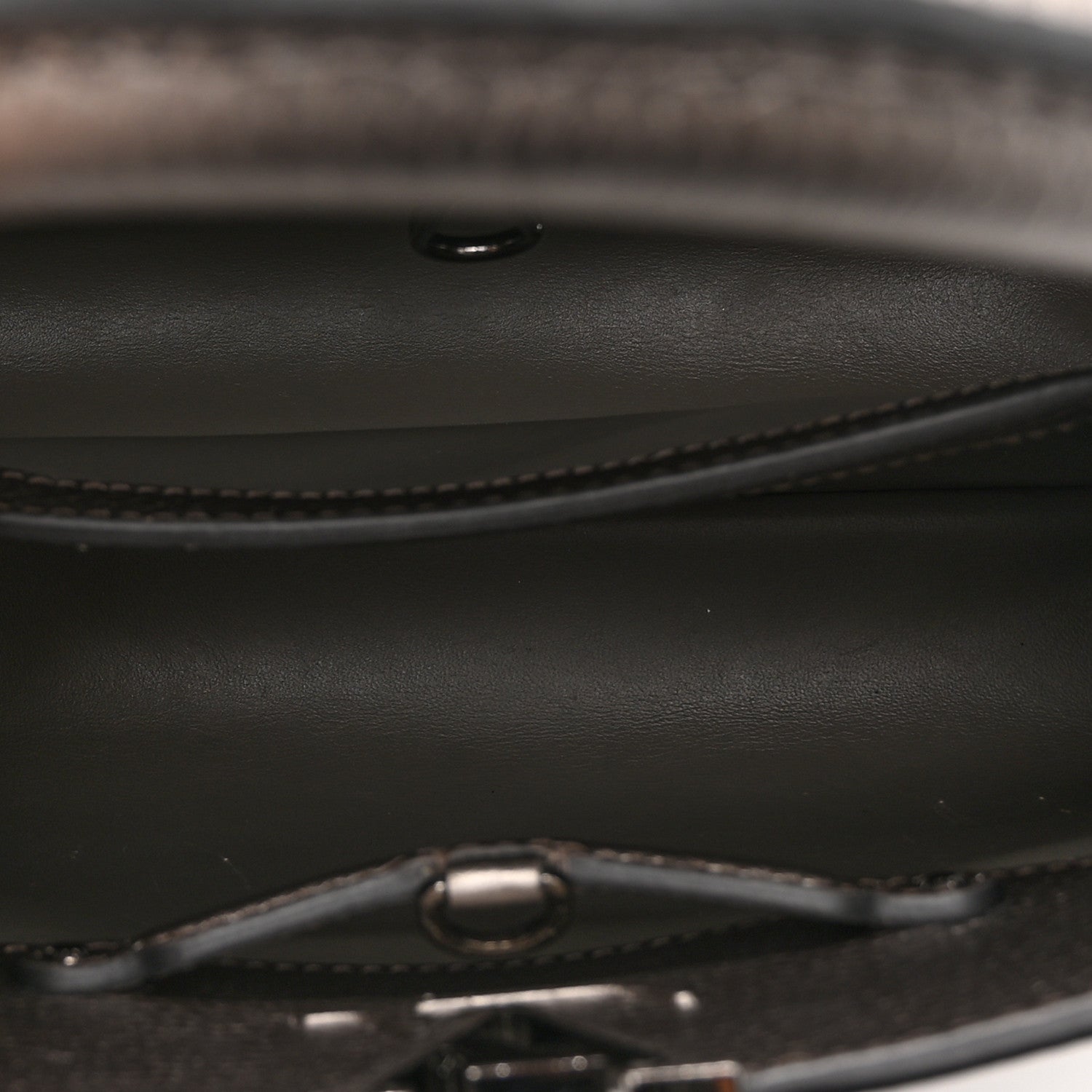 Metallic Calfskin Capucines BB Etain