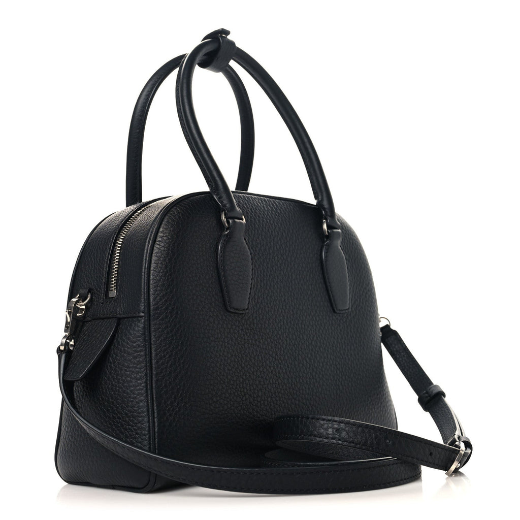 Matte Grained Calfskin India 10 Black