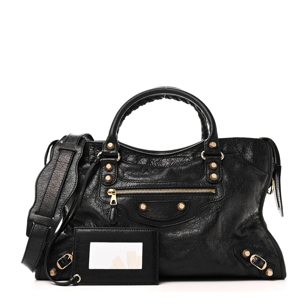 Agneau Giant 12 Gold Hardware City Black