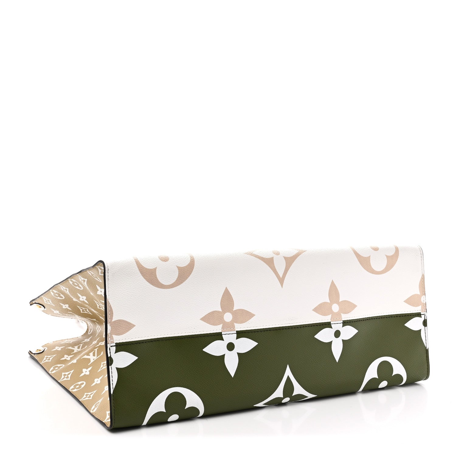 Monogram Giant Onthego GM Kaki Beige