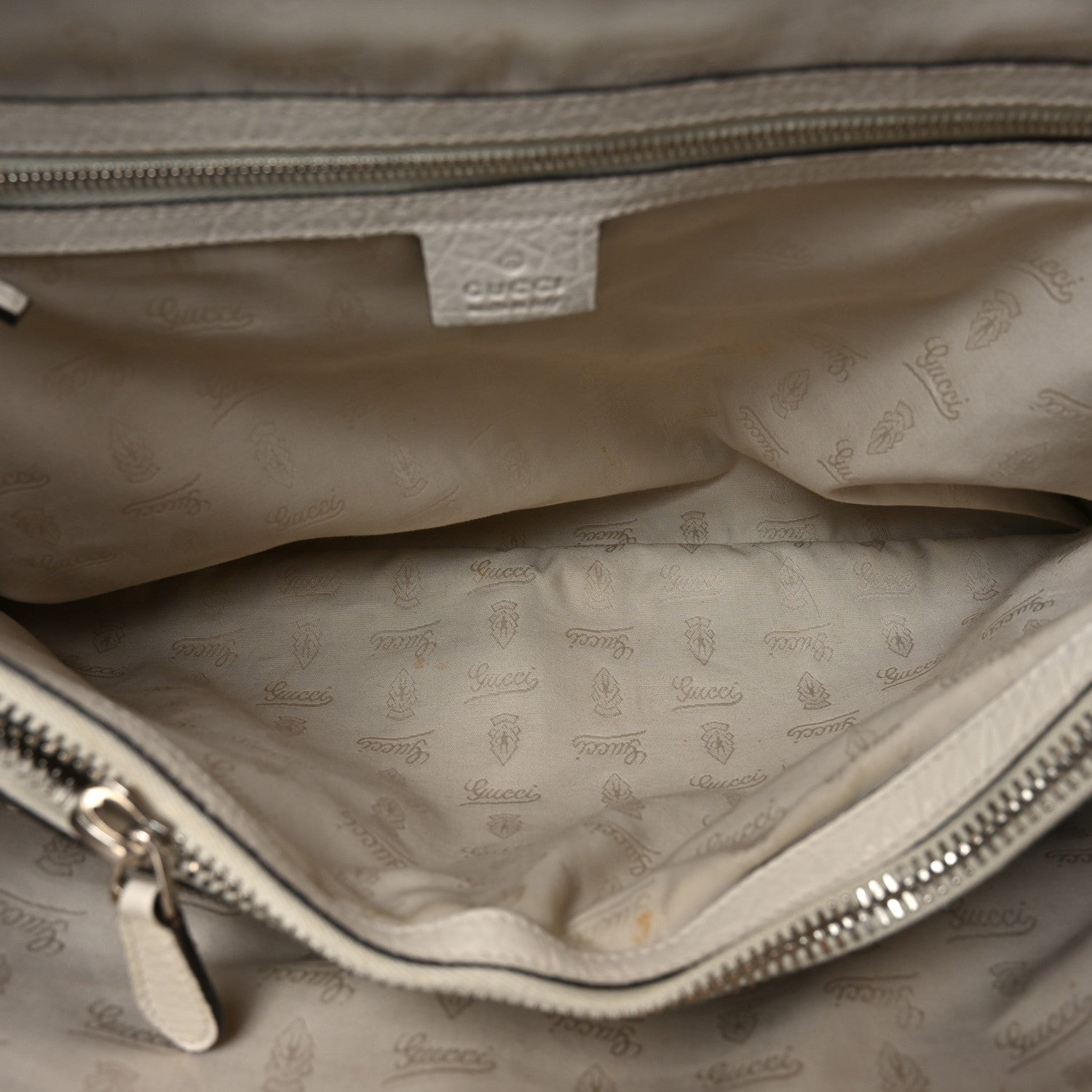 Monogram Medium Bamboo Bar Tote Off White
