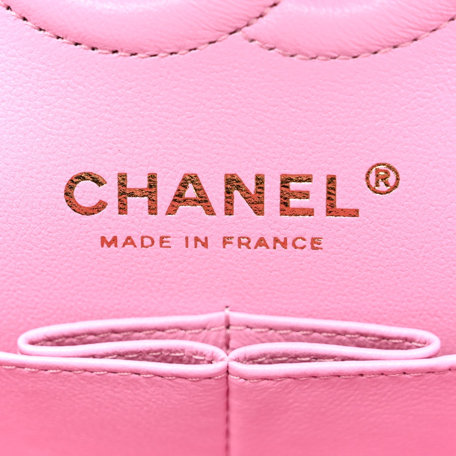 Caviar Quilted Small Double Flap Pink