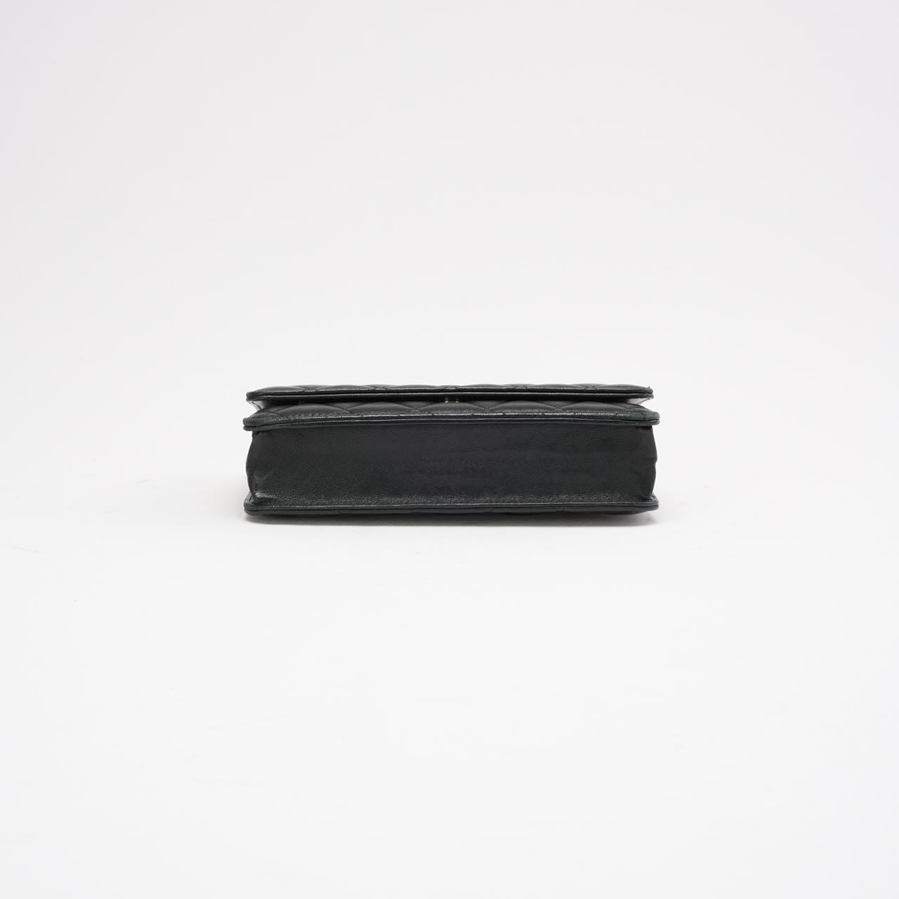 Chanel Black Classic Wallet on Chain (WOC) 2019
