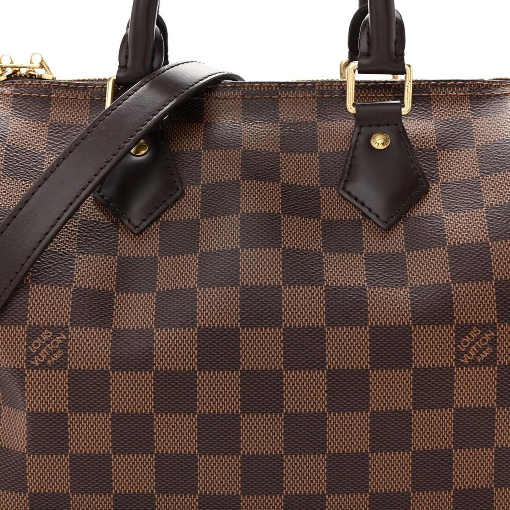 Damier Ebene Speedy Bandouliere 25