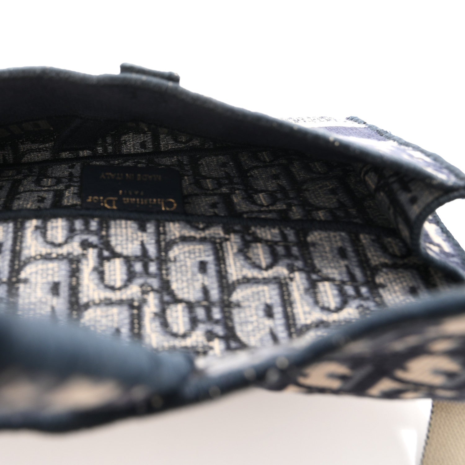 Oblique Slim Saddle Pouch Blue