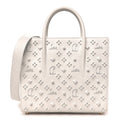 Calfskin Spikes Loubinthesky Medium Paloma Bianco