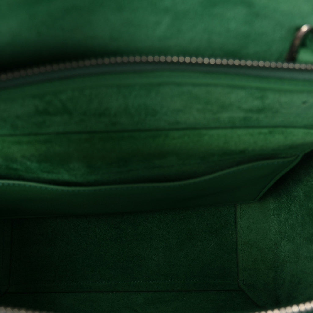Grained Calfskin Micro Belt Bag Pop Green